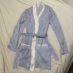 Forever 21 | Robe Blue and White Striped